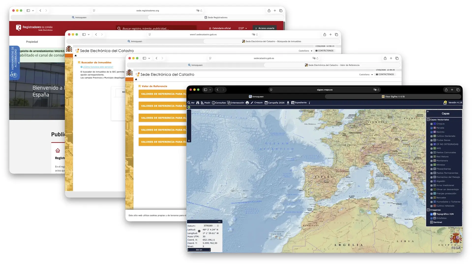 Enlaces de interés: Accede al Registro, Catastro y SIGPAC desde Nuestra Web