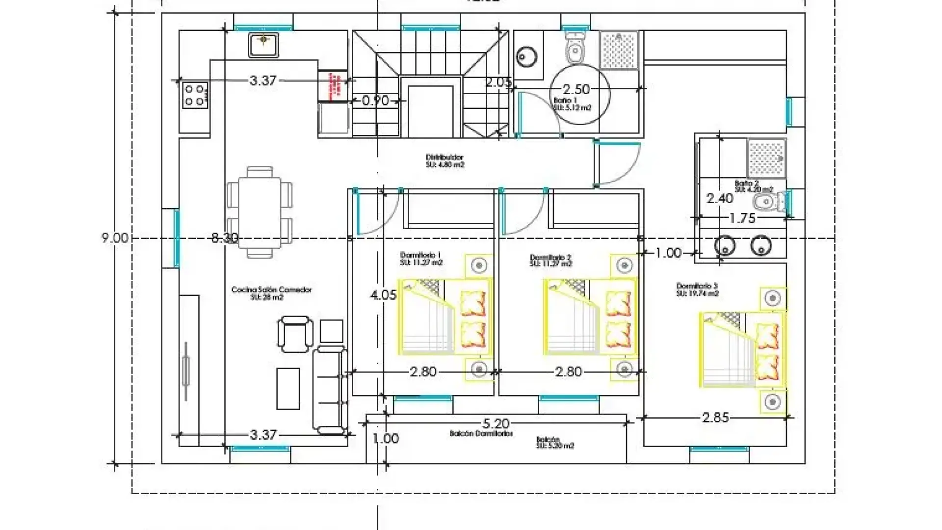 Plano de planta 4