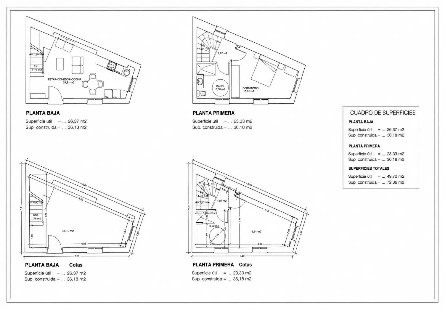 Plano de planta 1